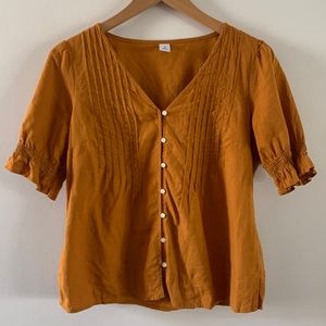 Old Navy Linen& Rayon Blend Top